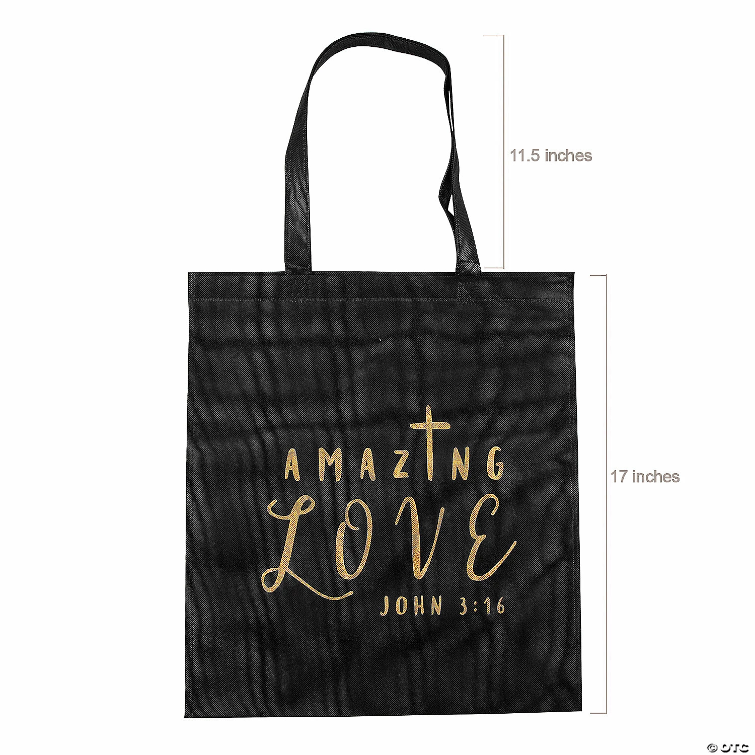 Best Sale π― 15" x 17" Large Amazing Love Nonwoven Tote Bags - 12 Pc. π 4 Best Sale π― 15" x 17" Large Amazing Love Nonwoven Tote Bags - 12 Pc. π - Image 2