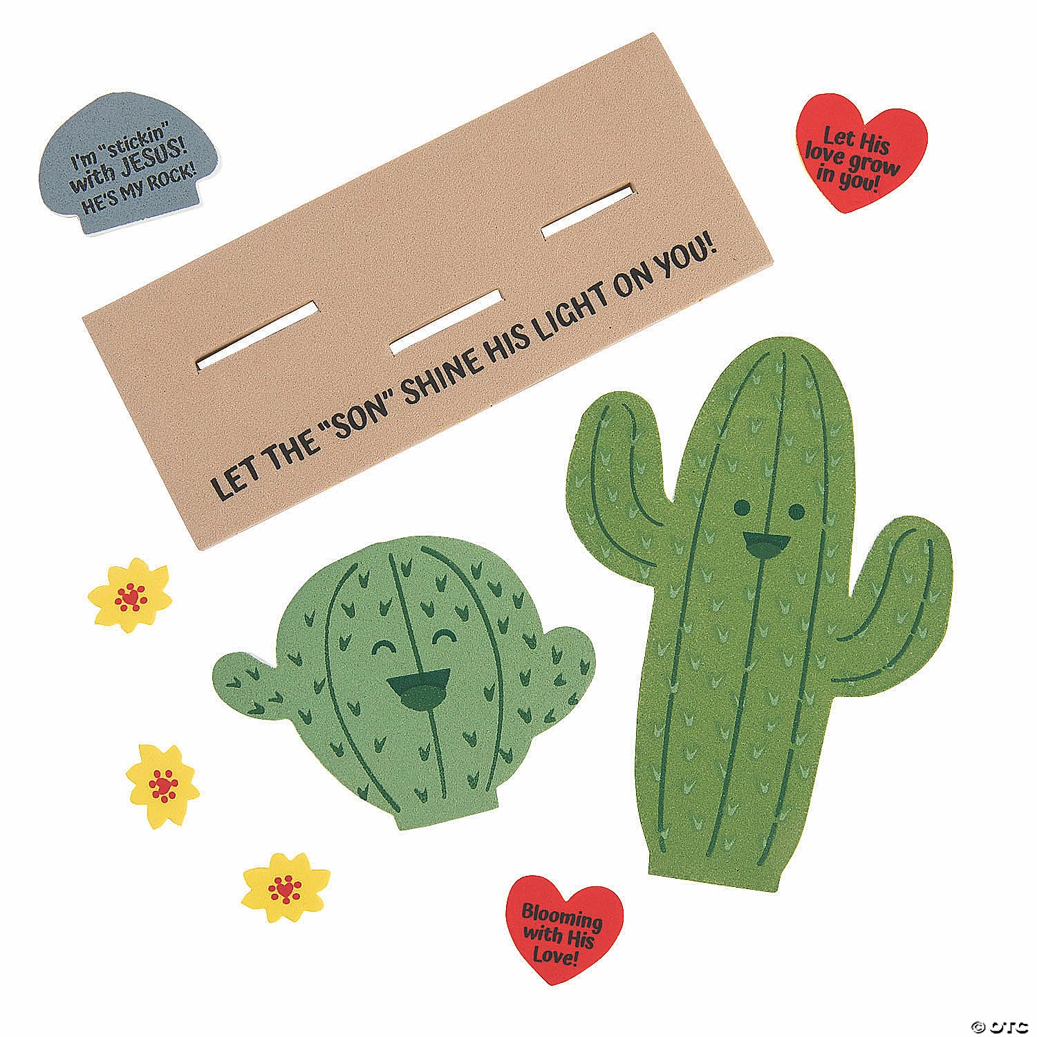 Cheap 𧨠3D Let His Love Grow Cactus Stand-Up Craft Kit - Makes 12 π 4 Cheap 𧨠3D Let His Love Grow Cactus Stand-Up Craft Kit - Makes 12 π - Image 2