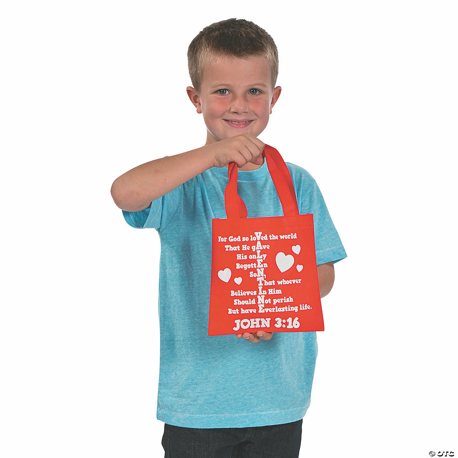 Flash Sale 🔥 8" x 8" Mini John 3:16 Valentine’s Day Nonwoven Tote Bags - 12 Pc. ⌛ 5 Flash Sale 🔥 8" x 8" Mini John 3:16 Valentine’s Day Nonwoven Tote Bags - 12 Pc. ⌛ - Image 3