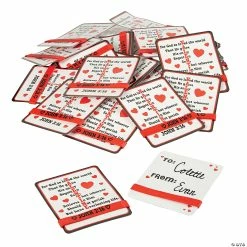Cheap 👏 Bulk John 3:16 Bracelet Valentine Exchanges with Card for 48 🎁