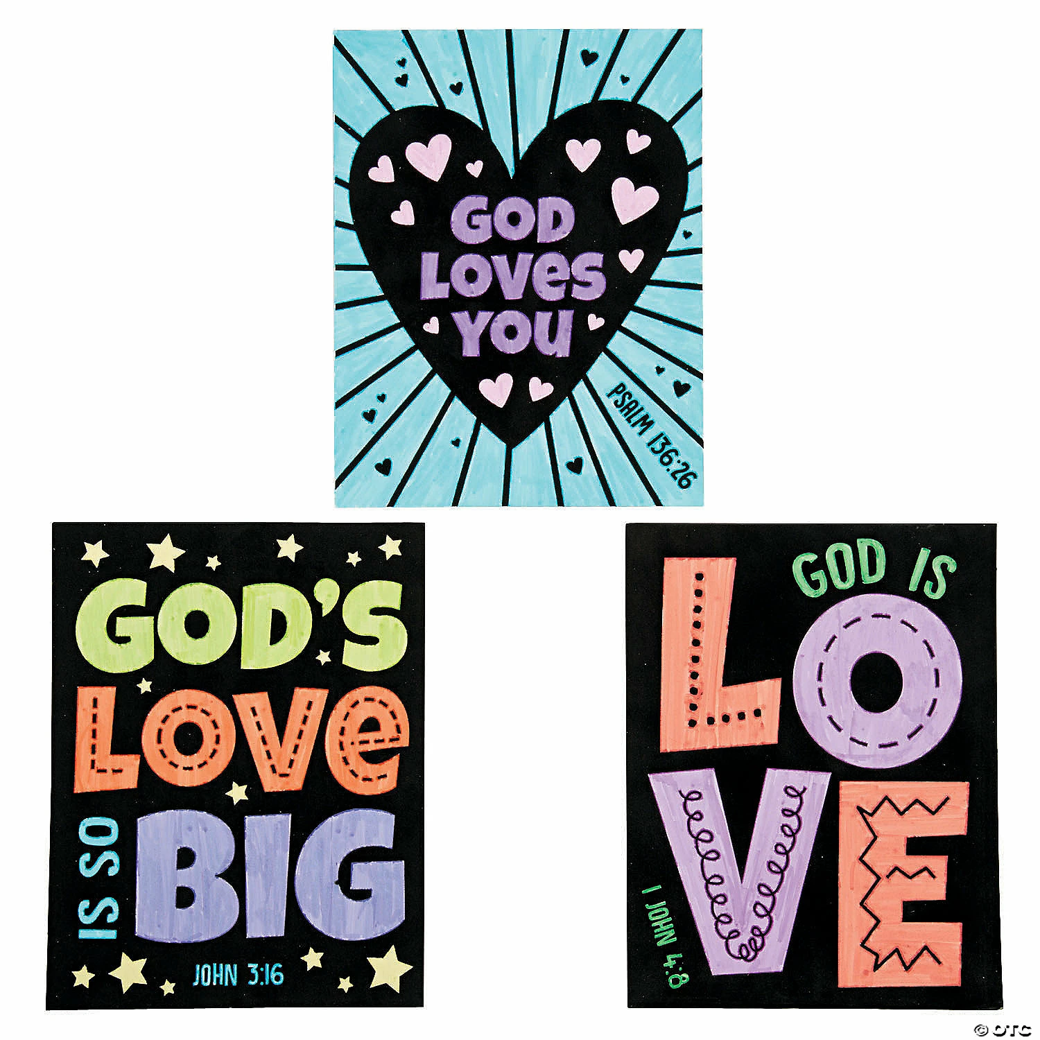 Brand new 🔔 Color Your Own God’s Love Fuzzy Posters - 24 Pc. ⭐ 4 Brand new 🔔 Color Your Own God’s Love Fuzzy Posters - 24 Pc. ⭐ - Image 2