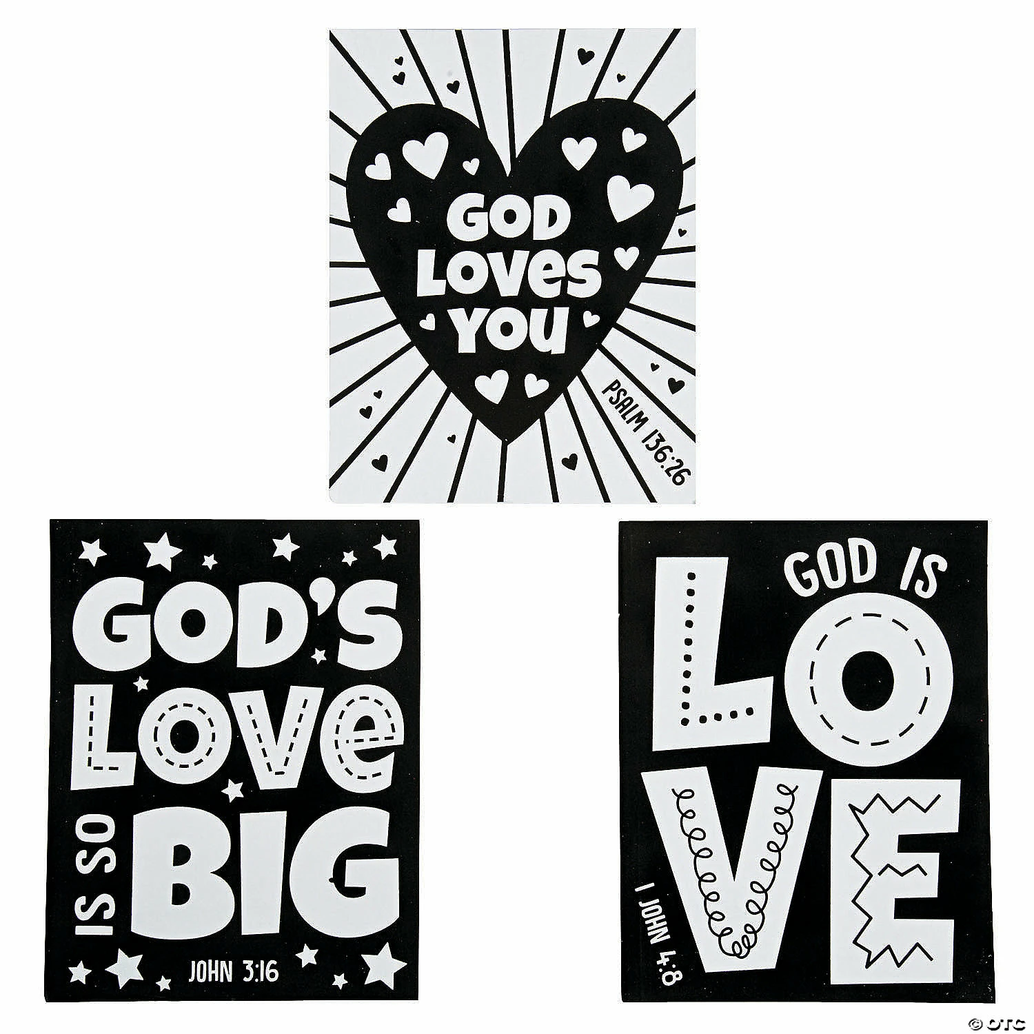 Brand new 🔔 Color Your Own God’s Love Fuzzy Posters - 24 Pc. ⭐ 3 Brand new 🔔 Color Your Own God’s Love Fuzzy Posters - 24 Pc. ⭐