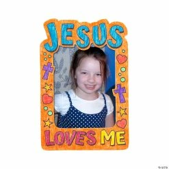 oriental trading shop -oriental trading shop color your own jesus loves me picture frame magnets 12 pc 13949816 a01