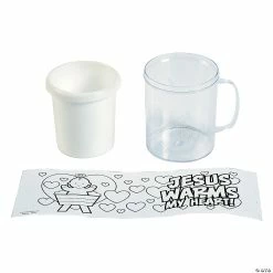 Discount π Color Your Own Jesus Warms the Heart Plastic Mugs - 12 Pc. π 7 Discount π Color Your Own Jesus Warms the Heart Plastic Mugs - 12 Pc. π -oriental trading shop color your own jesus warms the heart plastic mugs 12 pc 13751751 a02