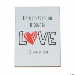 Best reviews of 🔥 Corinthians Love Tabletop Sign 🔔