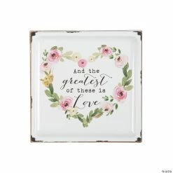 Flash Sale ❤️ Cottagecore The Greatest is Love Tabletop Sign 😍
