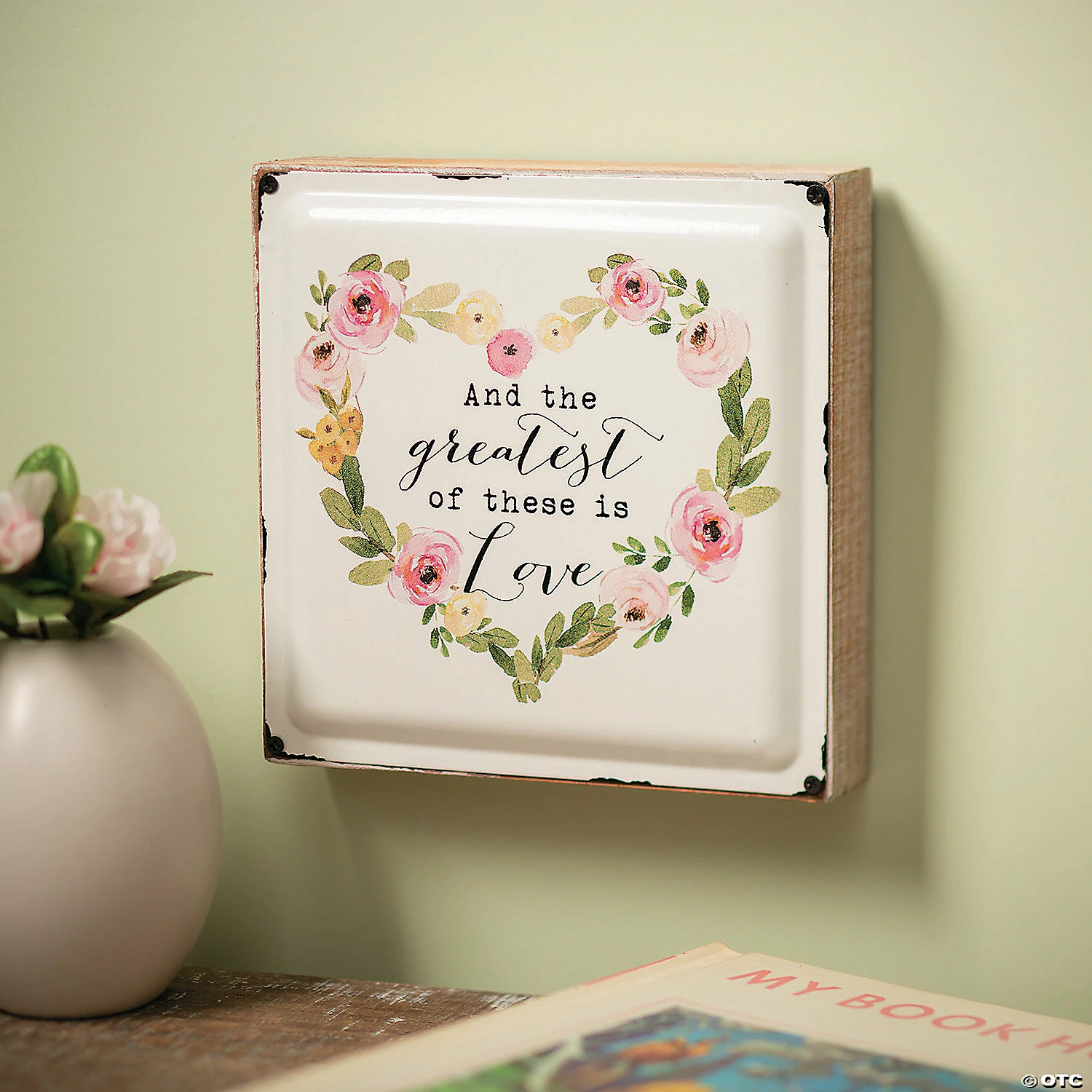 Flash Sale β€οΈ Cottagecore The Greatest is Love Tabletop Sign π 4 Flash Sale β€οΈ Cottagecore The Greatest is Love Tabletop Sign π - Image 2