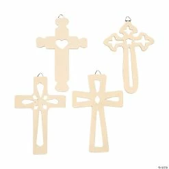 Cheapest 🔔 DIY Wood Wall Crosses - 12 Pc. ✨
