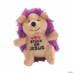 oriental trading shop 15 Buy 🔥 Easter Stuck on Jesus Religious Stuffed Hedgehogs - 12 Pc. 👍
