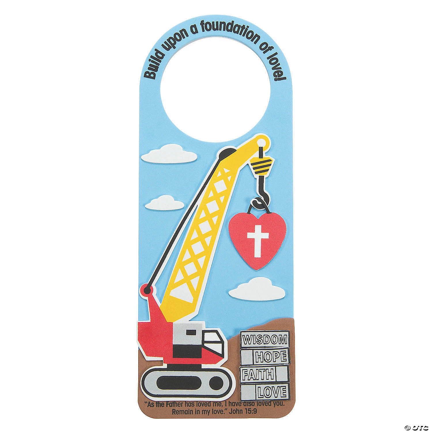 Discount π Foundation of Love Crane Doorknob Hanger Craft Kit - Makes 12 π₯ 3 Discount π Foundation of Love Crane Doorknob Hanger Craft Kit - Makes 12 π₯