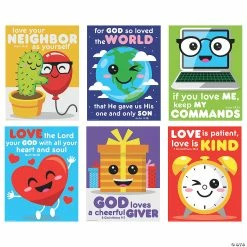Cheap 🌟 God’s Love Poster Set - 6 Pc. 🎁