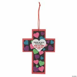 Cheap π₯ Heart of Jesus Cross Craft Kit - Makes 12 β¨