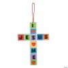 Discount ⭐ “I Love Jesus, Jesus Loves Me” Cross Craft Kit- Makes 12 😉 -oriental trading shop i love jesus jesus loves me cross craft kit makes 1248 9261