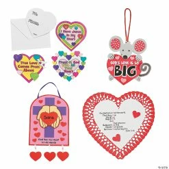 Promo ⌛ Inspirational Valentine Craft Kit Assortment - Makes 60 🔔