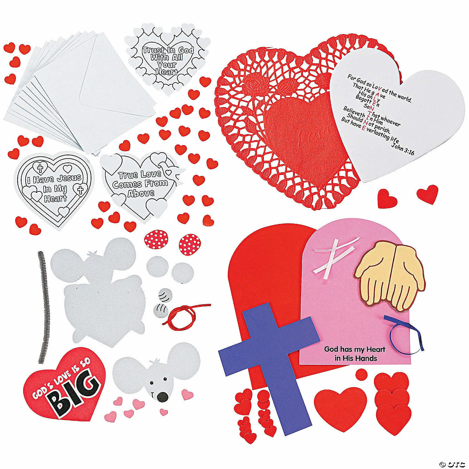 Promo ⌛ Inspirational Valentine Craft Kit Assortment - Makes 60 🔔 4 Promo ⌛ Inspirational Valentine Craft Kit Assortment - Makes 60 🔔 - Image 2
