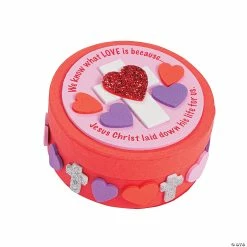 Best Pirce ⭐ Inspirational Valentine Prayer Box Craft Kit - Makes 12 🥰