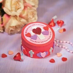 Best Pirce ⭐ Inspirational Valentine Prayer Box Craft Kit - Makes 12 🥰 -oriental trading shop inspirational valentine prayer box craft kit makes 1213625839 a03