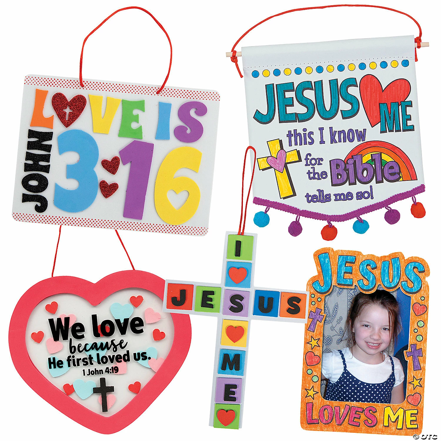 Buy π₯° Jesus Loves Me Craft Kit Assortment - Makes 60 𧨠3 Buy π₯° Jesus Loves Me Craft Kit Assortment - Makes 60 π§¨
