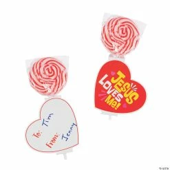 Best deal 🤩 Jesus Loves Me Lollipops with Valentine's Day Card for 24 🤩
