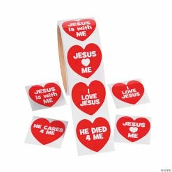 Top 10 ⌛ Jesus Loves Me Sticker Roll - 100 Pc. 🥰