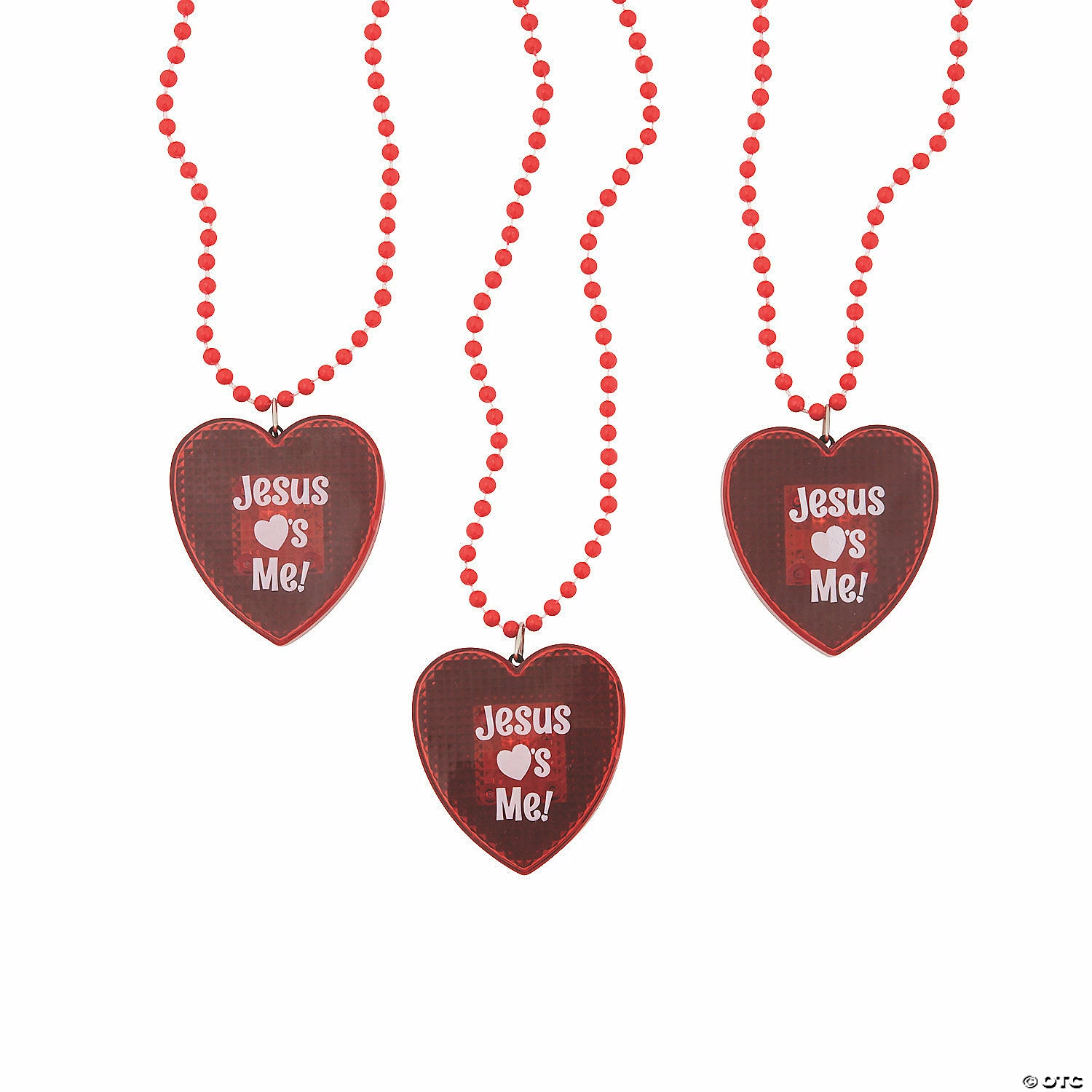 Best Sale ✨ Light-Up Jesus Loves Me Heart Beaded Necklaces - 12 Pc. 🥰 4 Best Sale ✨ Light-Up Jesus Loves Me Heart Beaded Necklaces - 12 Pc. 🥰 - Image 2