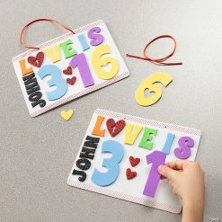 Deals βοΈ Love Is John 3:16 Sign Craft Kit π 9 Deals βοΈ Love Is John 3:16 Sign Craft Kit π -oriental trading shop love is john 3 16 sign craft kit14097384 a03