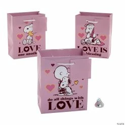 New 🔔 Peanuts® Small Inspirational Valentine Gift Bags – 12 Pc. 🔥