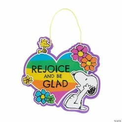Cheap 😍 Peanuts® Inspirational Easter Sign Craft Kit - Makes 12 🌟