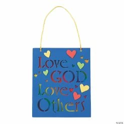 Coupon 𧨠Printed Godβs Love Sign Craft Kit- Makes 12 π₯