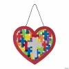 Promo ✨ Religious Heart with Crosses Sign Craft Kit – Makes 12 😉 -oriental trading shop religious heart with crosses sign craft kit makes 1214097402