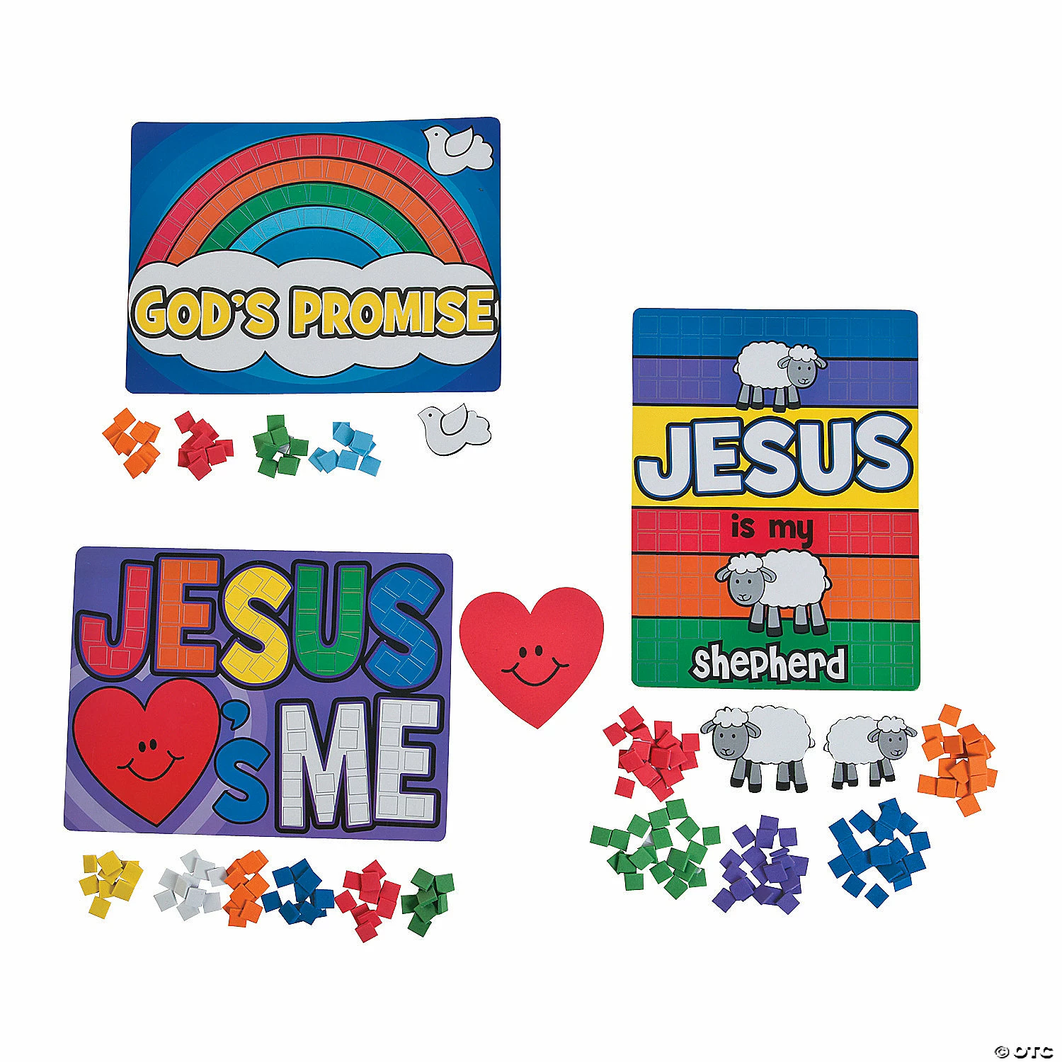 Deals π Religious Mosaic Craft Kit - Makes 12 π 4 Deals π Religious Mosaic Craft Kit - Makes 12 π - Image 2