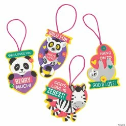 Best deal 😀 Religious Valentine Animal Ornament Craft Kit - Makes 12 ✨