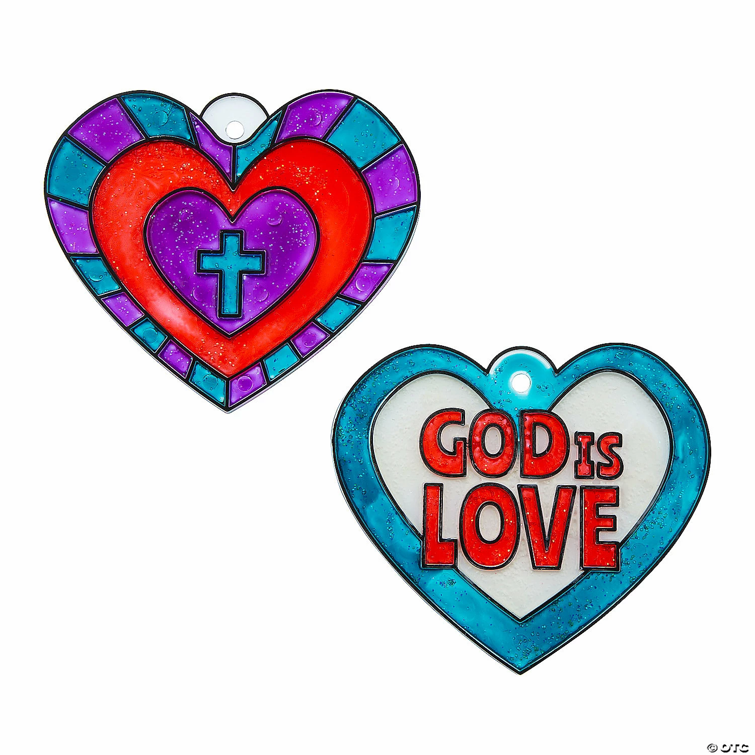 Best deal ๐ Religious Valentine Heart-Shaped Suncatchers โ 24 Pc. โค๏ธ 4 Best deal ๐ Religious Valentine Heart-Shaped Suncatchers โ 24 Pc. โค๏ธ - Image 2