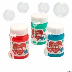 oriental trading shop 5 Budget 😉 Religious Valentine Mini Bubble Bottles - 24 Pc. 😀