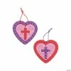 Best Sale ⭐ Religious Valentine Mosaic Ornament Craft Kit - Makes 12 😉 -oriental trading shop religious valentine mosaic ornament craft kit makes 1213820362