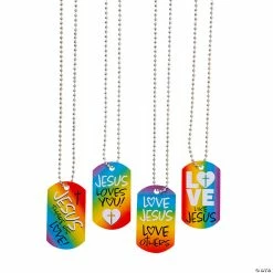 Best reviews of ⭐ Religious Valentine’s Day 🦮 Dog Tag Necklaces - 12 Pc. 🔔