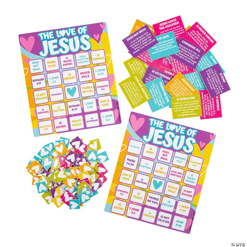 Hot Sale 🤩 Religious Valentine’s Day Love of Jesus Bingo Game - 23 Pc. 🧨 3 Hot Sale 🤩 Religious Valentine’s Day Love of Jesus Bingo Game - 23 Pc. 🧨