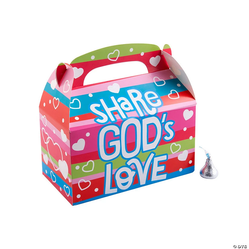 Budget 💯 Religious Valentine’s Day Share God’s Love Treat Boxes - 12 Pc. 😉 3 Budget 💯 Religious Valentine’s Day Share God’s Love Treat Boxes - 12 Pc. 😉