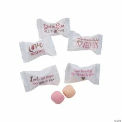 New 🎉 Religious Valentine Sweet Creams Hard 🍬 Candy - 108 Pc. 🤩