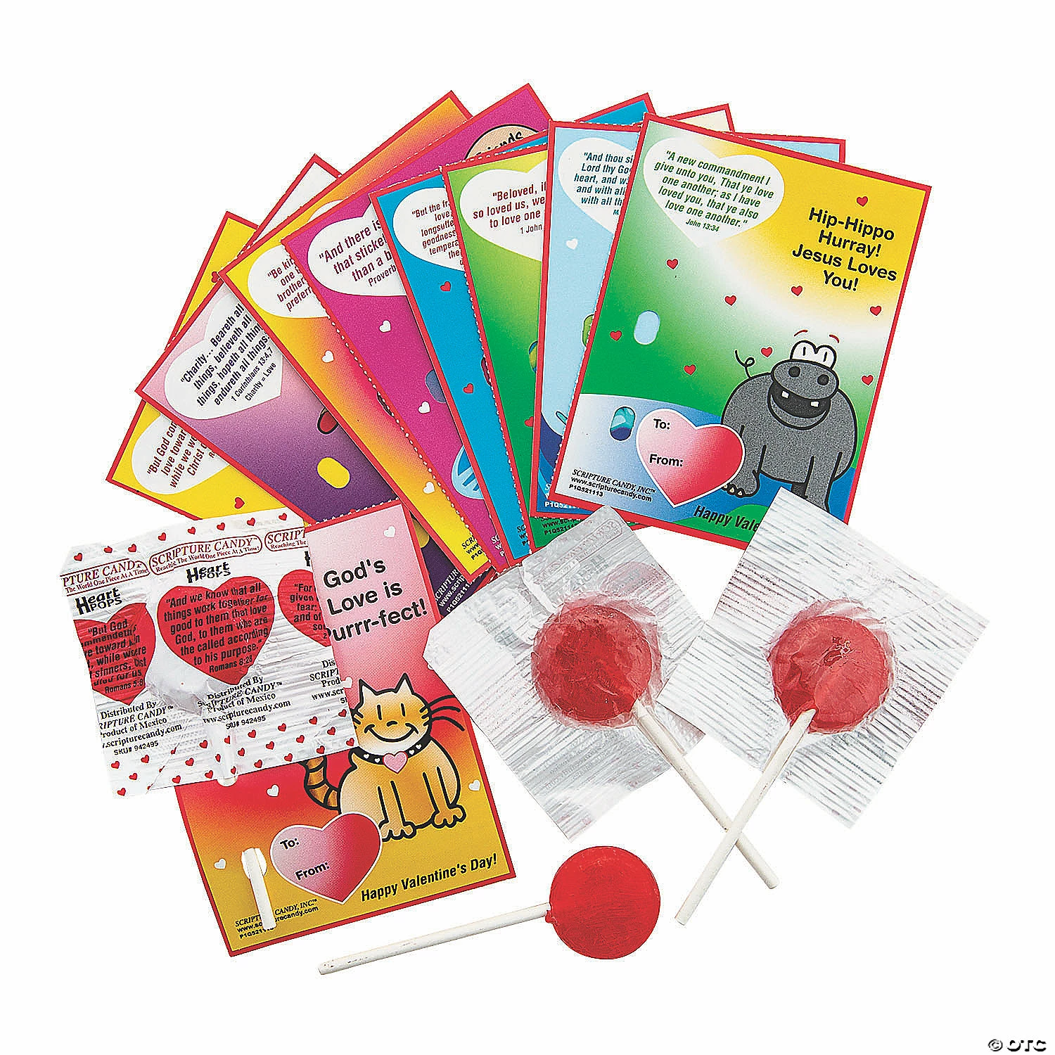 Outlet 😉 Scripture 🍬 Candy™ Lollipop Valentine Exchanges with Card for 32 🔔 3 Outlet 😉 Scripture 🍬 Candy™ Lollipop Valentine Exchanges with Card for 32 🔔