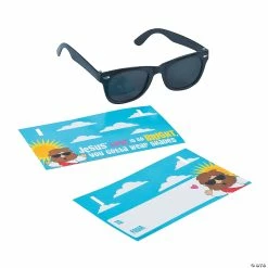 Promo 🤩 Sunglasses with Religious Valentine's Day Card - 12 Pc. 🔔